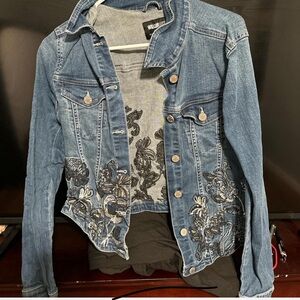 Embroidered Justin Timberlake Jean jacket